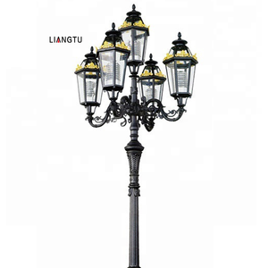 Rétro E27 IP65 de style <span class=keywords><strong>italien</strong></span> européen personnalisé en usine réverbère LED de paysage de jardin extérieur - Product Image 1
