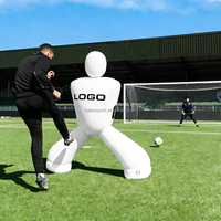 Mannequin de football gonflable pour entraînement de gardien de but, mur de tir pour coup franc, idéal pour terrain de football