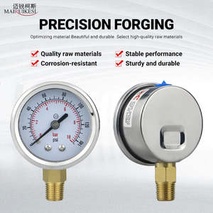 उन्नत सेंसर न्यूनतम बहाव दोहरी डिस्प्ले दबाव गेज फार्मास्युटिकल विनिर्माण एनालॉग डायल दबाव गेज - Product Image 4