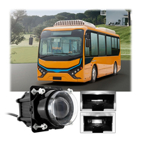 Phare de position avant Led 90mm 45W Phares de bus LED ronds de 3.5 pouces pour voitures universelles d'autobus