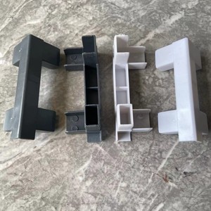 Huayi Parts 107Cm Drawer <b>Corner</b> Bracket Gray Plastic Connector For Furniture <b>Shelf</b> Support - Product Image 2
