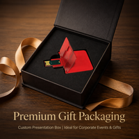 Clé USB promotionnelle pliable personnalisée pour cartes de visite, 16 Go, 32 Go, vente en gros