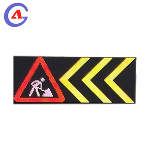 Panneau de signalisation routière LED, affichage routier, panneau de message pour allée, panneau rectangulaire en acier haute visibilité - Product Image 5