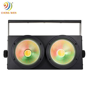 Éclairage d'audience 2 yeux 2X100W blanc chaud/froid Cob <span class=keywords><strong>Peaky</strong></span> <span class=keywords><strong>Blinders</strong></span> 2in1 Profile Spotlight Led Cob Par Stage Blinder Cob - Product Image 3