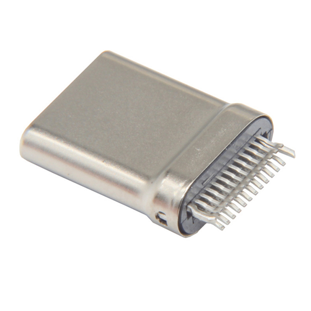 USB-31C-M-J01 USB 3.1 Type C Plug 24 Pin Straddle Mount