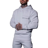Sweat-shirt à capuche décontracté tendance DF-89 pour hommes, grandes tailles