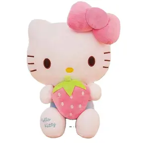 JM Popular Hello Cat Kitty Peluche de juguete con material suave y abrazable para juguetes de bebé