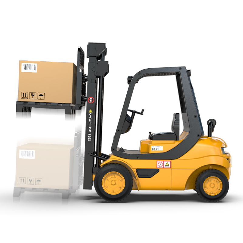 2.4G Large 1:8 RC Forklift Truck - E521-003 with Lights & Music