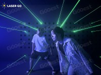 Système de jeu de labyrinthe laser interactif Gooest Laser Go pour centre commercial et salle de jeux