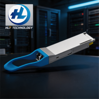 Transceptor QSFP28-100G-LR4 de Alto Rendimiento, 100G QSFP28 LR4, Módulo LC Monomodo de 1310nm y 10km con DDM, Módulo Preparado para Centros de Datos