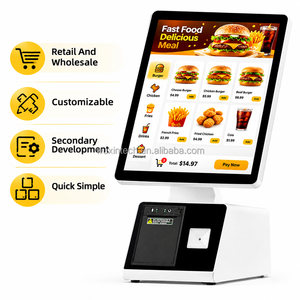 Fabricante de Máquinas POS Android con Pantalla Táctil de 15.6 Pulgadas, Caja Registradora con Sistema POS Todo en Uno OEM con Escáner de Códigos de Barras 1D/2D - Product Image 4
