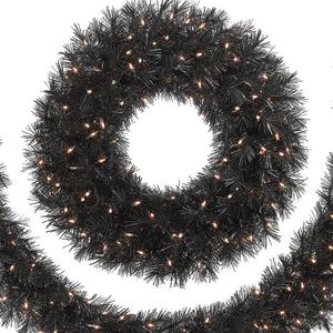 Guirlande de Noël Lumineuse en PVC Noir de 60 cm, 200 Branches, Vente en Gros pour Fabricants - Product Image 4