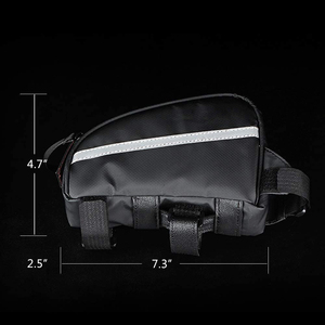 Fábrica profesional Accesorios de ciclismo chinos Bolsa de marco de tubo superior de bicicleta Bolsa de bicicleta estable impermeable - Product Image 3