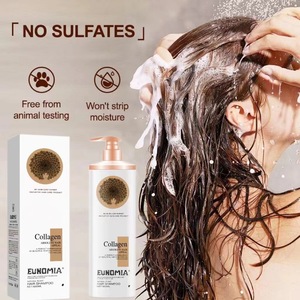 EUNOMIA Ensemble professionnel de soins capillaires au collagène : <span class=keywords><strong>Shampoing</strong></span>, après-<span class=keywords><strong>shampoing</strong></span>, masque capillaire, sérum réparateur pour cheveux secs et abîmés – Vente en gros pour salons, OEM - Product Image 2