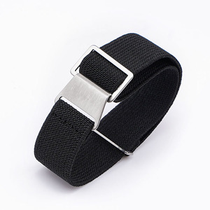 18Mm 20Mm 22Mm 24Mm Chất Lượng Cao Móc Phong Cách Nylon Watchband Vải Có Thể Điều Chỉnh Màu Sắc Đôi Thông Minh Dây Đeo Đồng Hồ - Product Image 4