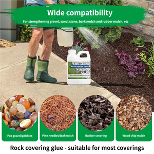 Adhesivo Acrílico para Grava y Piedras, Fijador de Grava de Larga Duración para Jardinería, Paisajismo y Bordes de Jardín - Product Image 3
