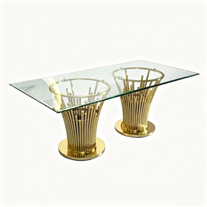 Hotel Wedding Party Event Dining <strong>Table</strong> 48" Divine Round Cake <strong>Table</strong> Gold Wedding <strong>Decoration</strong> Cake <strong>Table</strong> - Product Image 5