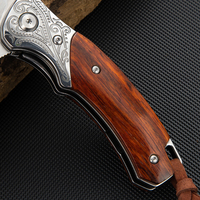 M390 Poeder Staal Edc Mes Outdoor Draagbare Hoge Hardheid Handgemaakte Fruit Messen Camping Folding Pocket Mes Met Schede