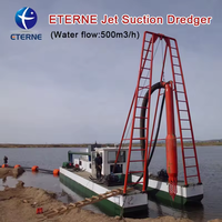 Drague à aspiration à jet avancée pour la prospection commerciale de sable de rivière et les projets de retrait de sédiments