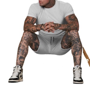 Conjunto de camiseta y pantalones cortos deportivos de verano con logotipo personalizado <span class=keywords><strong>para</strong></span> <span class=keywords><strong>hombre</strong></span>, conjuntos cortos de <span class=keywords><strong>hombre</strong></span> personalizados <span class=keywords><strong>para</strong></span> correr - Product Image 6