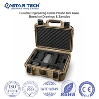Carcasa Protectora de Plástico Negra IP67, Servicio de Moldeo por Inyección Personalizado, Fabricación de Herramientas de Moldeo, OEM