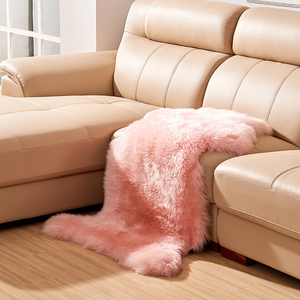 Alfombra Rosa <span class=keywords><strong>de</strong></span> Lana Real, Alfombra <span class=keywords><strong>de</strong></span> Piel <span class=keywords><strong>de</strong></span> Oveja <span class=keywords><strong>de</strong></span> Alta Calidad <span class=keywords><strong>para</strong></span> el Hogar, Alfombra Esponjosa Hecha a Mano a <span class=keywords><strong>Precio</strong></span> <span class=keywords><strong>de</strong></span> Fábrica - Product Image 6