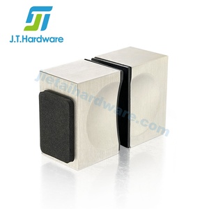 Pauli ประตูกระจกด้านในทำจากทองเหลือง8273ZN ลูกบิดประตูสองด้านพร้อมตัวหยุดยาง - Product Image 1