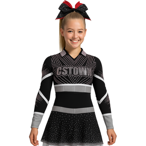 Quyến Rũ Cổ Vũ Đồng Phục Với Thạch Thăng Hoa Cho Phụ Nữ Cạnh Tranh Trang Phục Trang Phục - Product Image 1