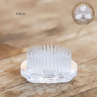 Support floral Kenzan de 4,8 cm de diamètre, en plastique, multi-formes, pour broches florales, décoration de table de mariage, outil Ikebana, directement de l'usine
