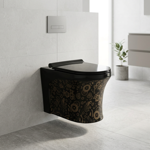 Placard à eau rustique noir, 10 pièces, Art de créateur chinois, rétro-rustique, européen, articles ménagers décoratifs, salle de bains, toilettes, bonne qualité - Product Image 3