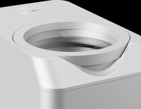 Broyeur d'ordures de cuisine écologique de 4,5 L avec mode de stockage et de traitement à réglage automatique