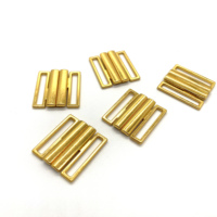Nuevo Cierre de Metal Dorado para Sujetador de 25 mm, Hebilla de Metal Dorado de Lujo para Bikini, Clips de Cierre para Bikini