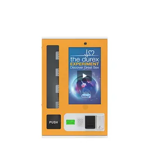 Buy electronic wall mounted mini small combo vending machine with credit card reader distributors company for small businesses