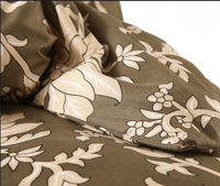 Ensemble de literie en microfibre imprimée en 3D personnalisée housses de couette à motifs floraux de style moderne lits King Size à utiliser pour la maison ou l'hôtel