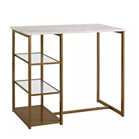 Ensemble table à manger moderne et luxueux au design italien Mobilier en bois pliable et extensible Fonction Live Edge pour hôtels et salons