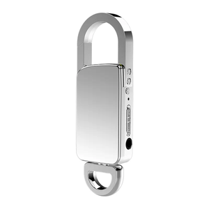 Máy Ghi Âm Giọng Nói Móc Khóa Kim Loại Kỹ Thuật Số Mini Tiện Dụng Máy Nghe Nhạc MP3 Bộ Nhớ S20 8GB - Product Image 2