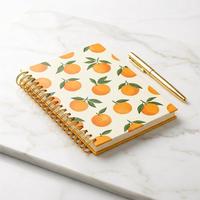 Planificateur inspirant personnalisé mensuel, hebdomadaire et quotidien, couverture en papier, carnet à spirales, organisateur de poche personnalisé, journal pour cadeau