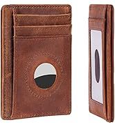Dompet Anti Maling Qi Qiang Laris Manis, Logo Custom, Pemblokir RFID, Kulit Asli Crazy Horse, Tempat Kartu, Muat 3 Kartu