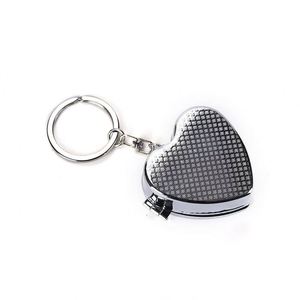 Estuche para Pastillas de Doble Compartimento con Espejo, Bloqueable, de Alta Calidad, Color Plateado, Decorativo, en Forma de Corazón, Metálico - Product Image 4