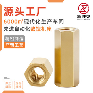 H4 M2.5 Hexagonal <b>Copper</b> Standoff Double Threaded For Camera Mounting Support Isolation Spacer - Product Image 2