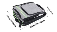 Sac à dos de transport pour animaux Oxford avec fenêtre transparente, respirant, carré, souple, pour chats et chiens, approuvé par les compagnies aériennes