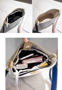 Nouveau sac à main en similicuir contrasté pour femme, sac à bandoulière - Product Image 6