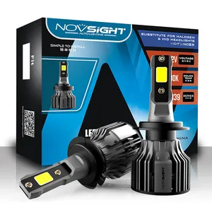 Fari auto Novsight Super luminosi 72W 10000 Lumen H11 Led luce luce auto lampadina anabbagliante H4 fari a Led