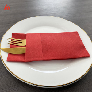 Ensemble d'assiettes et serviettes jetables personnalisées, pièces, pour <span class=keywords><strong>anniversaire</strong></span>, serviettes d'invité, en <span class=keywords><strong>papier</strong></span> Microfibre, marron - Product Image 2