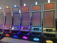 Borne de jeu incurvée populaire aux États-Unis avec écran incurvé, machine de jeu en métal pour salle de jeux