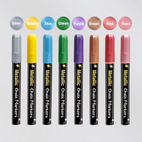 Zeamor OEM marqueurs de tableau LED effaçables à l'eau 3mm 6mm 15mm marqueurs de craie liquide effaçables à pointe fine