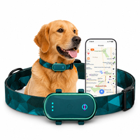 Qcool Contador de Pasos, Posicionamiento en Tiempo Real, Monitoreo del Tiempo de Descanso, Geo Cercas, GPS de Posicionamiento Rápido, Rastreador GPS para Mascotas, Collar para Animales