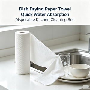 White 2 Ply <b>Paper</b> Towel Roll Multi Purpose <b>Kitchen</b> Towel Virgin Wood Pulp Custom Printed Jumbo Roll Standard Roll - Product Image 5