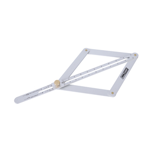 Righello Multifunzionale in Lega di Alluminio con Angolo Regolabile, Strumento di Misurazione a Quattro Angoli, Attrezzo per Architetti, Logo Personalizzabile CJTOOL - Product Image 3