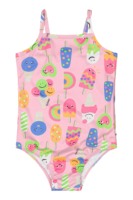 Maillot de bain une pièce pour bébé personnalisé - Motif mignon de fruits/glace, maillot de bain pour bébé de 0 à 24 mois, UPF50+, séchage rapide